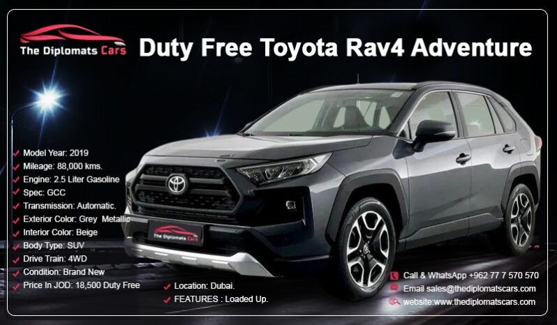 Toyota Rav4 Adventure 2019