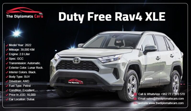 Toyota RAV 4 XLE 2022