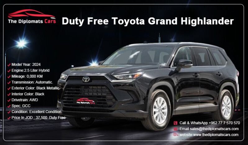 Toyota Grand Highlander 2024