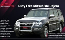 Duty Free Mitsubishi Pajero 2022