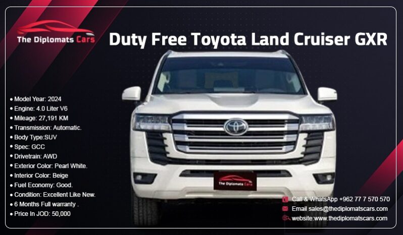 Toyota Land Cruiser GXR 2024