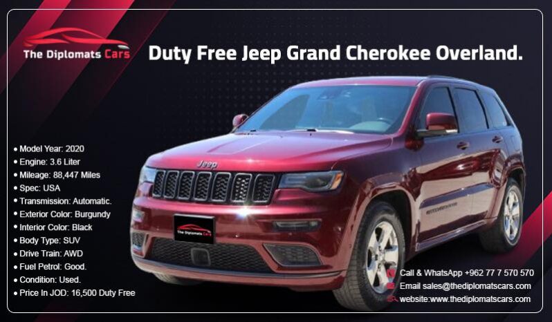 Jeep Grand Cherokee Overland.