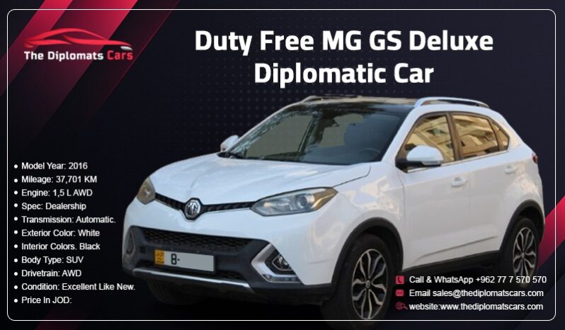 MG GS Deluxe 2016