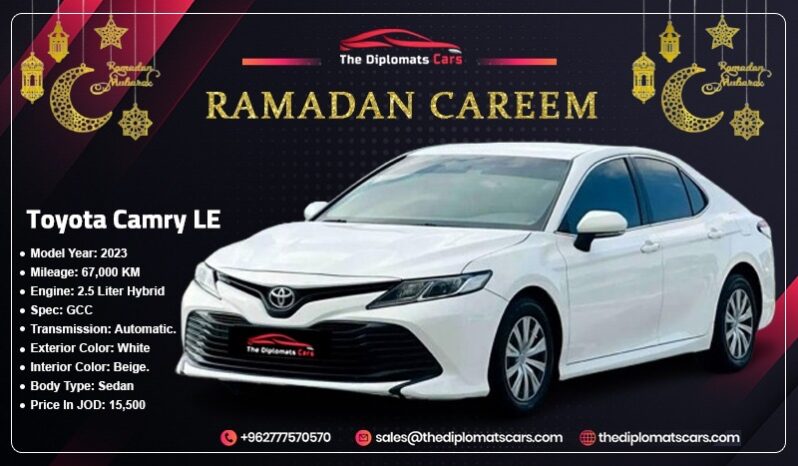 Toyota Camry Le 2023