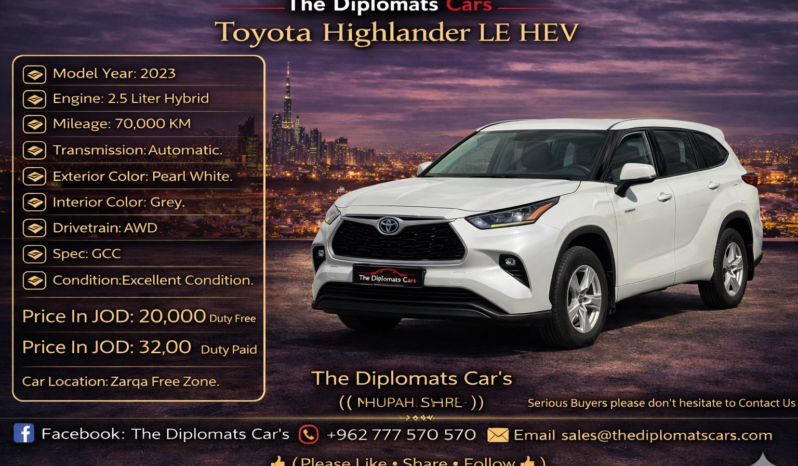 Toyota Grand Highlander LE 2022