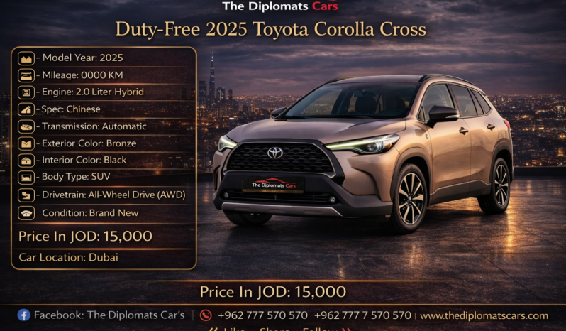 Toyota Corolla Cross 2025