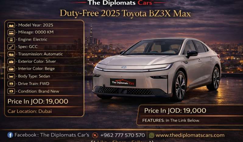 Toyota BZ3X Max 2025