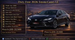 Toyota Camry Le 2026